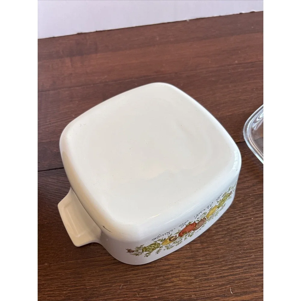 Corning‎ Ware Vintage A1 1/2B Quart Dish With Pyrex Glass Lid Oven Microwave